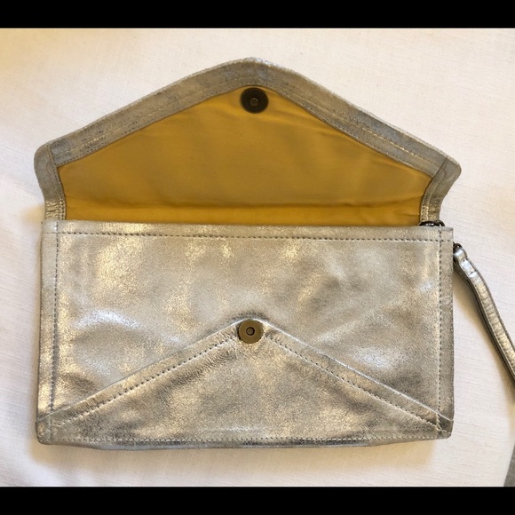 Silver Gap Envelope clutch distressed leather - Picture 5 of 7